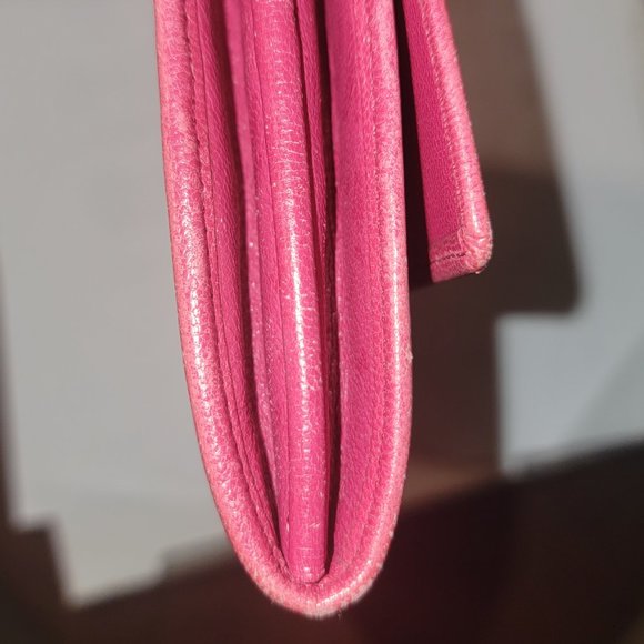 π RARE PINK CARTIER LONG WALLET LOVE COLLECTION - Picture 13 of 15